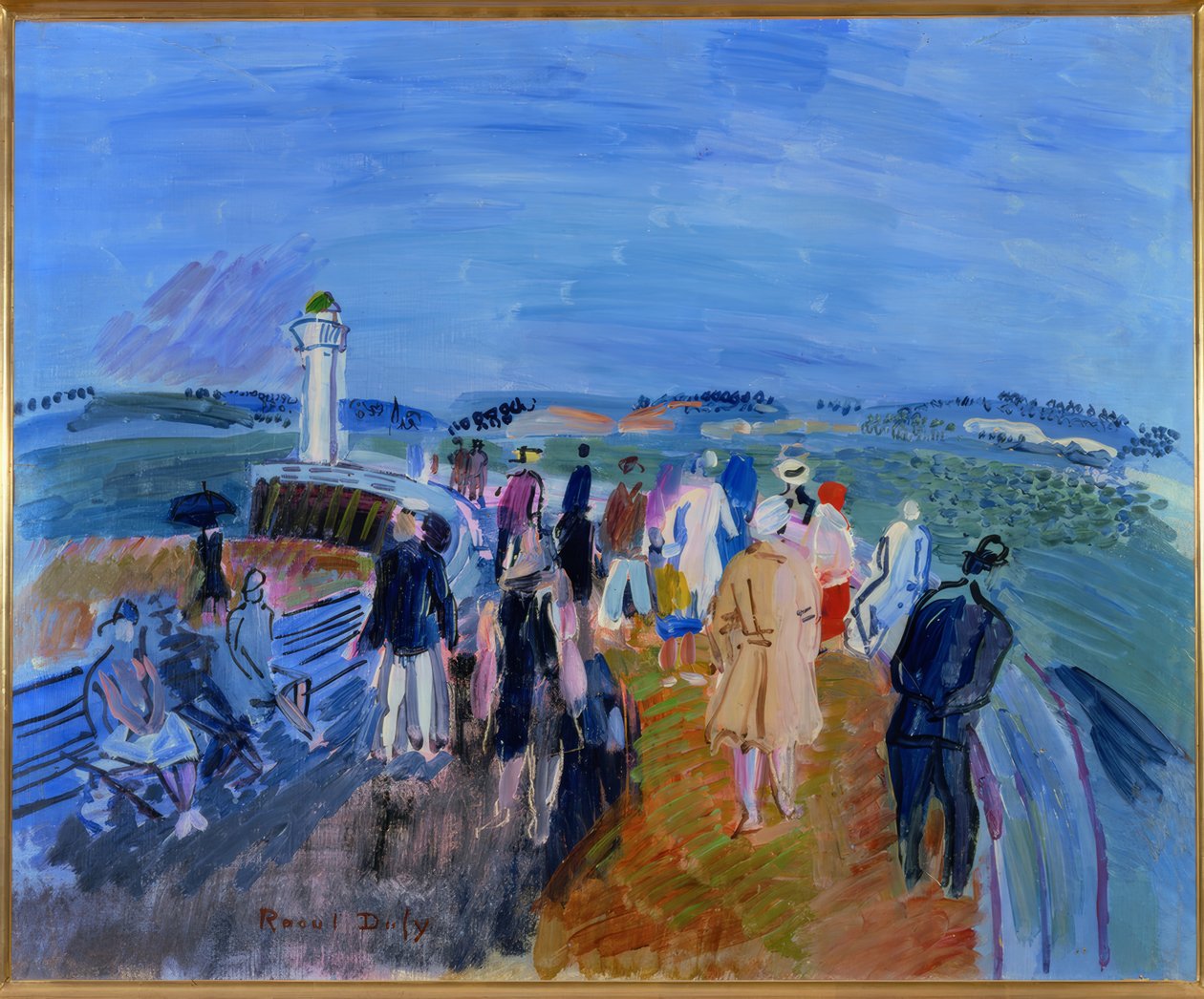 Molen i Honfleur af Raoul Dufy