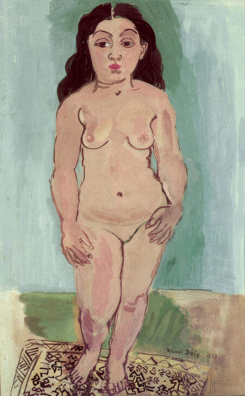 Nøgen kvinde af Raoul Dufy