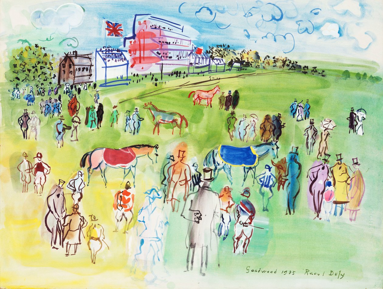 Goodwood væddeløbsbane af Raoul Dufy