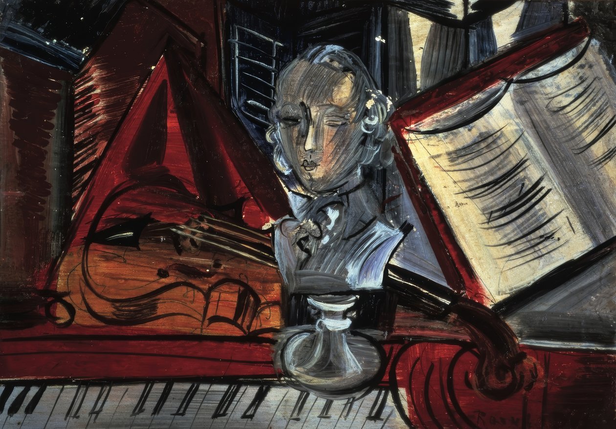 Hommage til Wolfgang Amadeus Mozart af Raoul Dufy