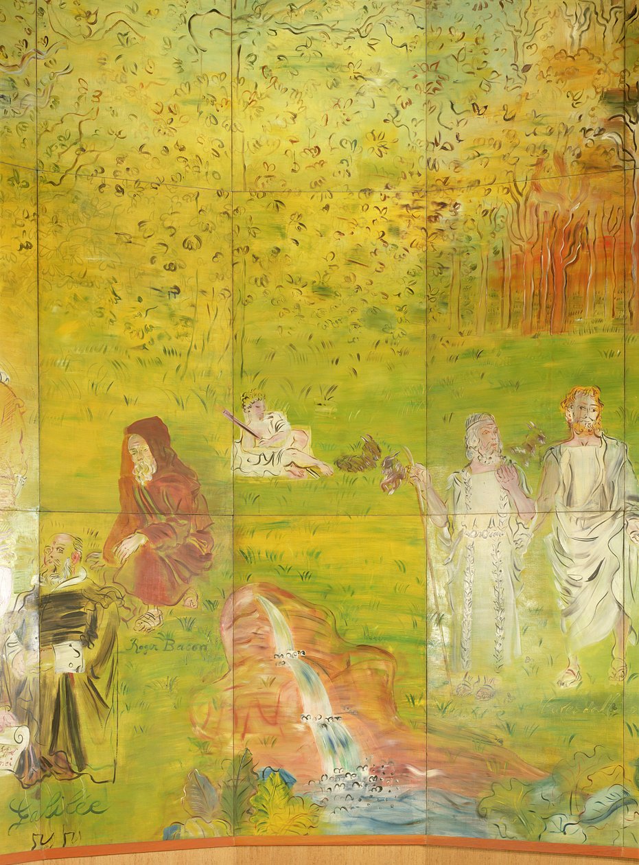 La Fee Electricite, detalje af højre side af Raoul Dufy