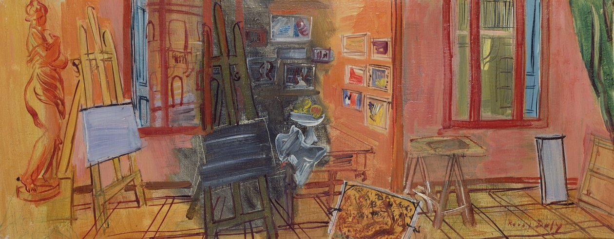 La Frileuse, Studio i Perpignan af Raoul Dufy