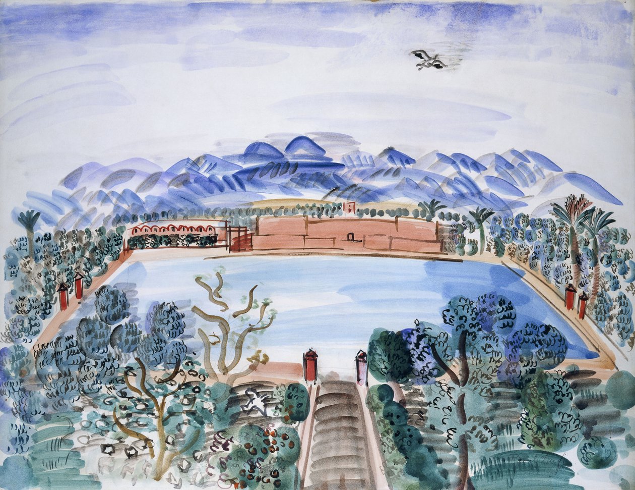 La Menara, Marrakech af Raoul Dufy
