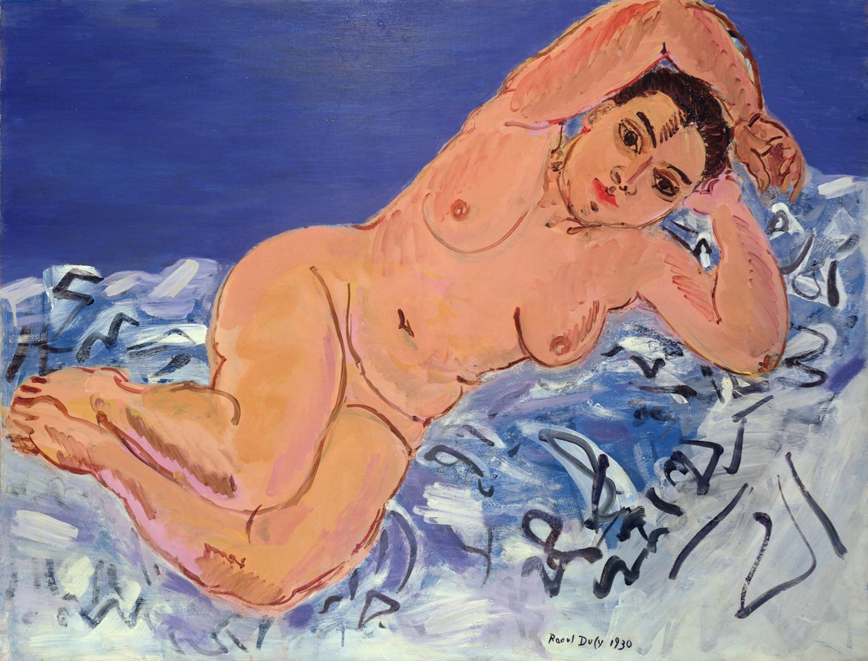 Stor blå nøgen af Raoul Dufy