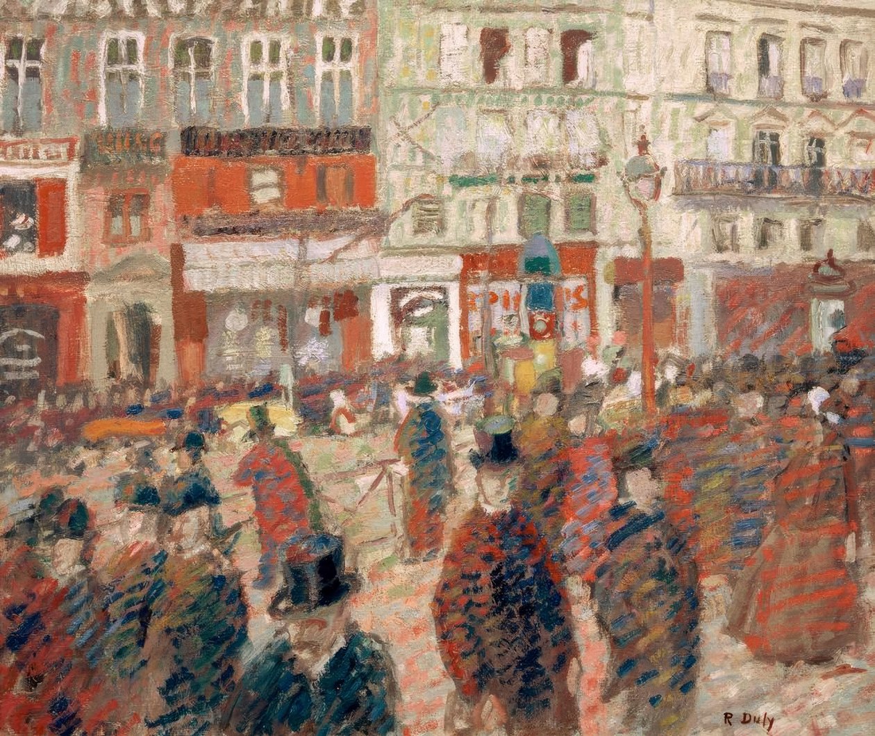 Boulevard Saint-Martin af Raoul Dufy