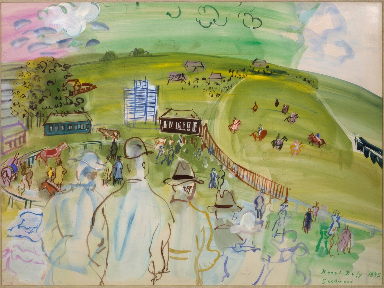 Væddeløbsbanen (Goodwood) af Raoul Dufy