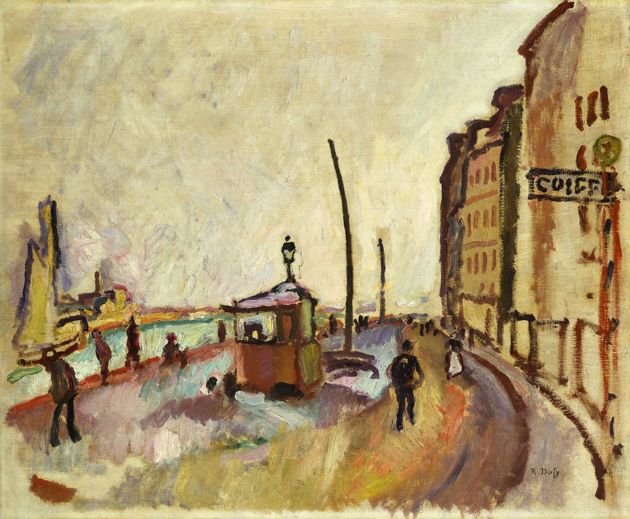 Le Havre, ca. 1906-07 (olie på lærred) af Raoul Dufy