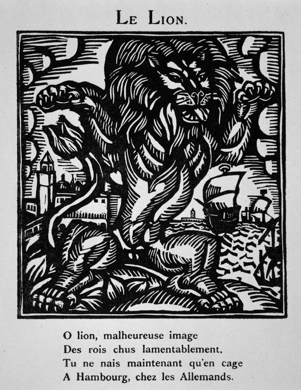 Løven - i "Le Bestiaire ou cortège d