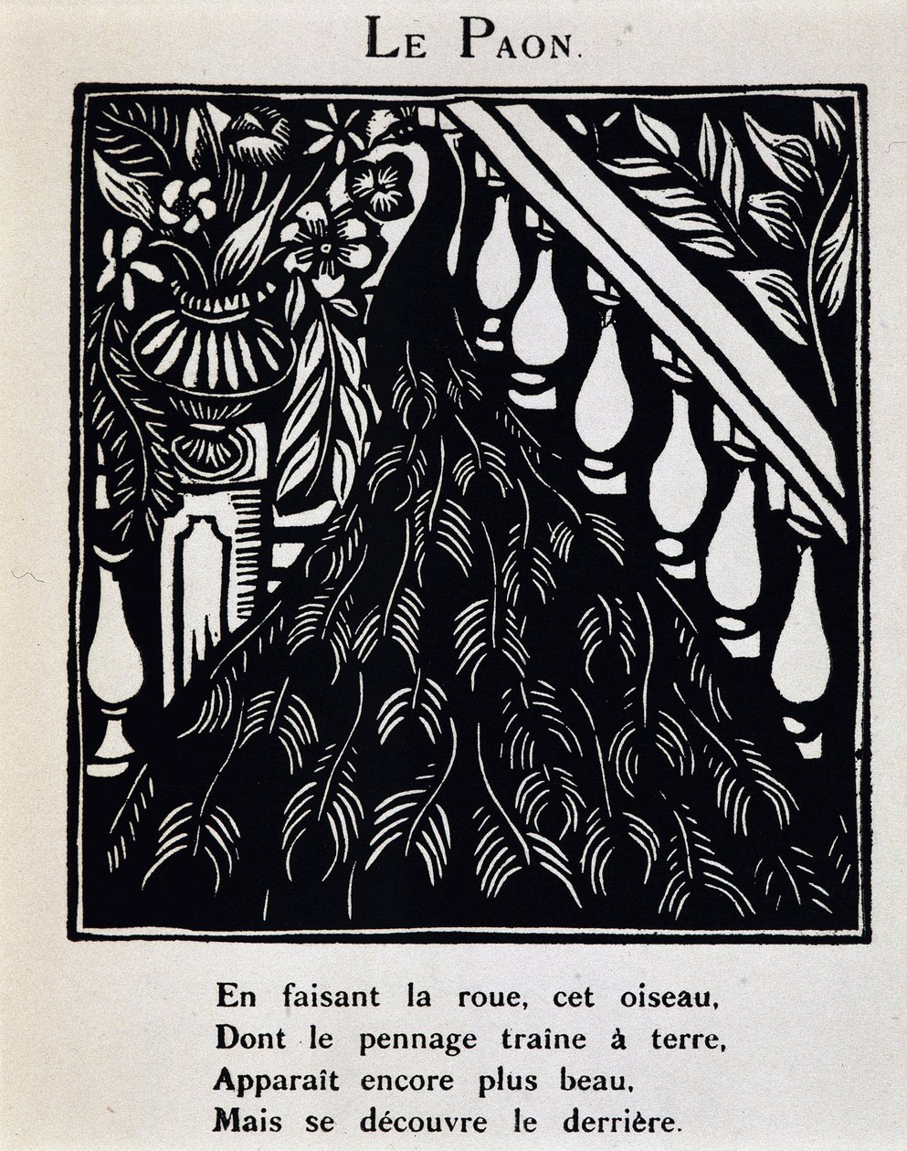 Påfuglen - i "Le Bestiaire ou cortege d