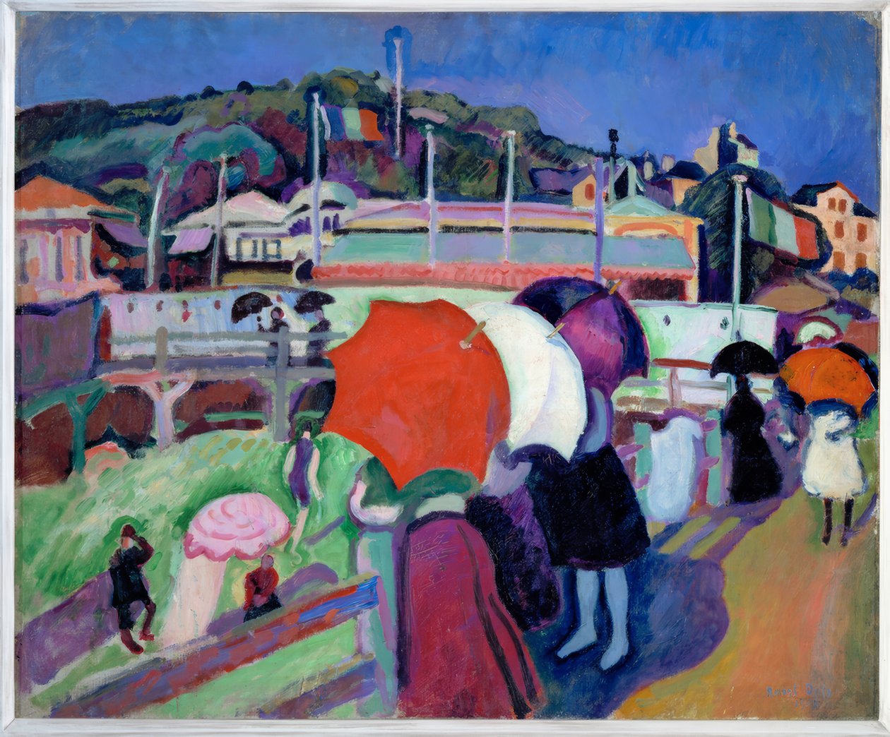 De tre paraplyer af Raoul Dufy