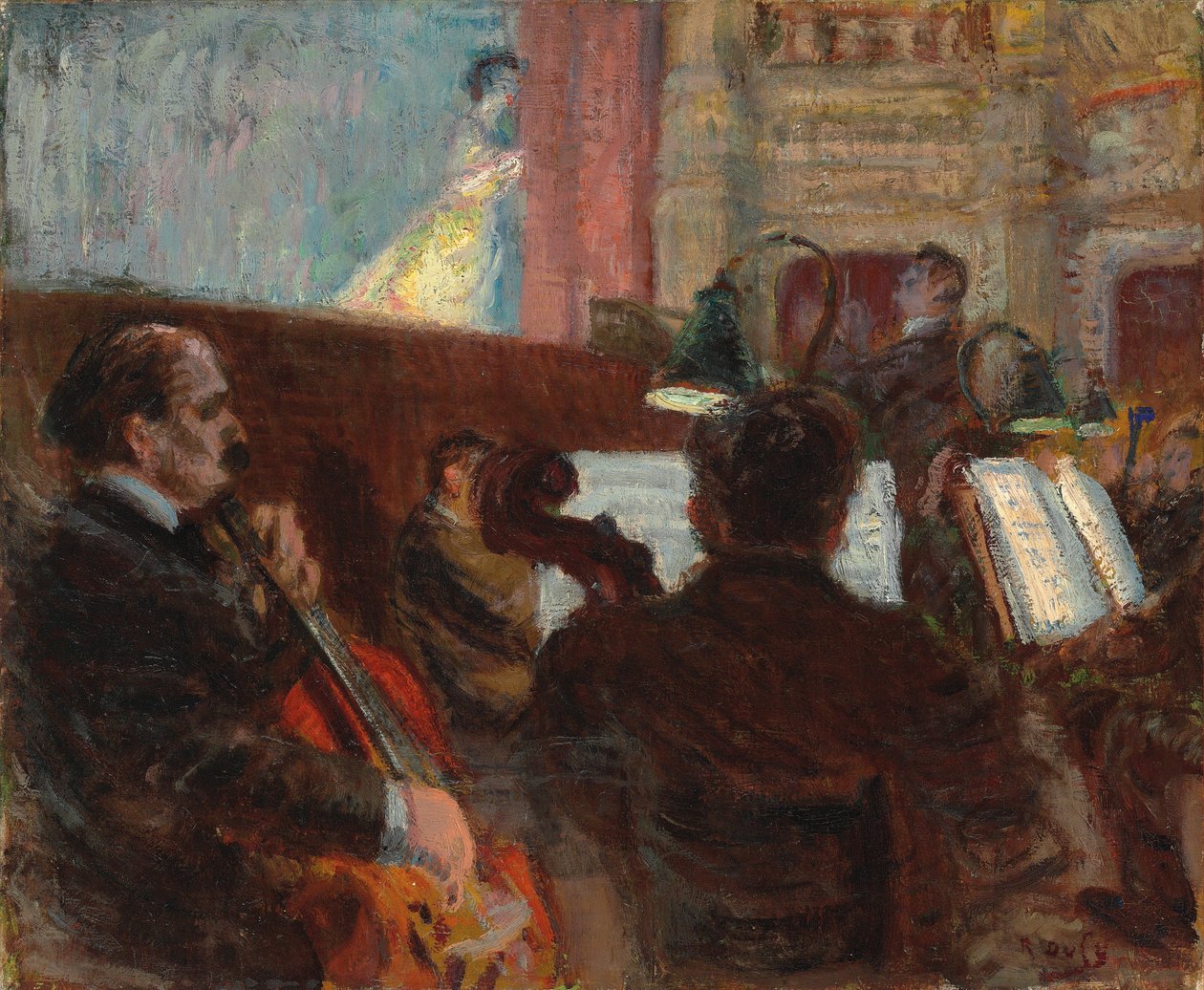 Orkestret i Le Havre af Raoul Dufy