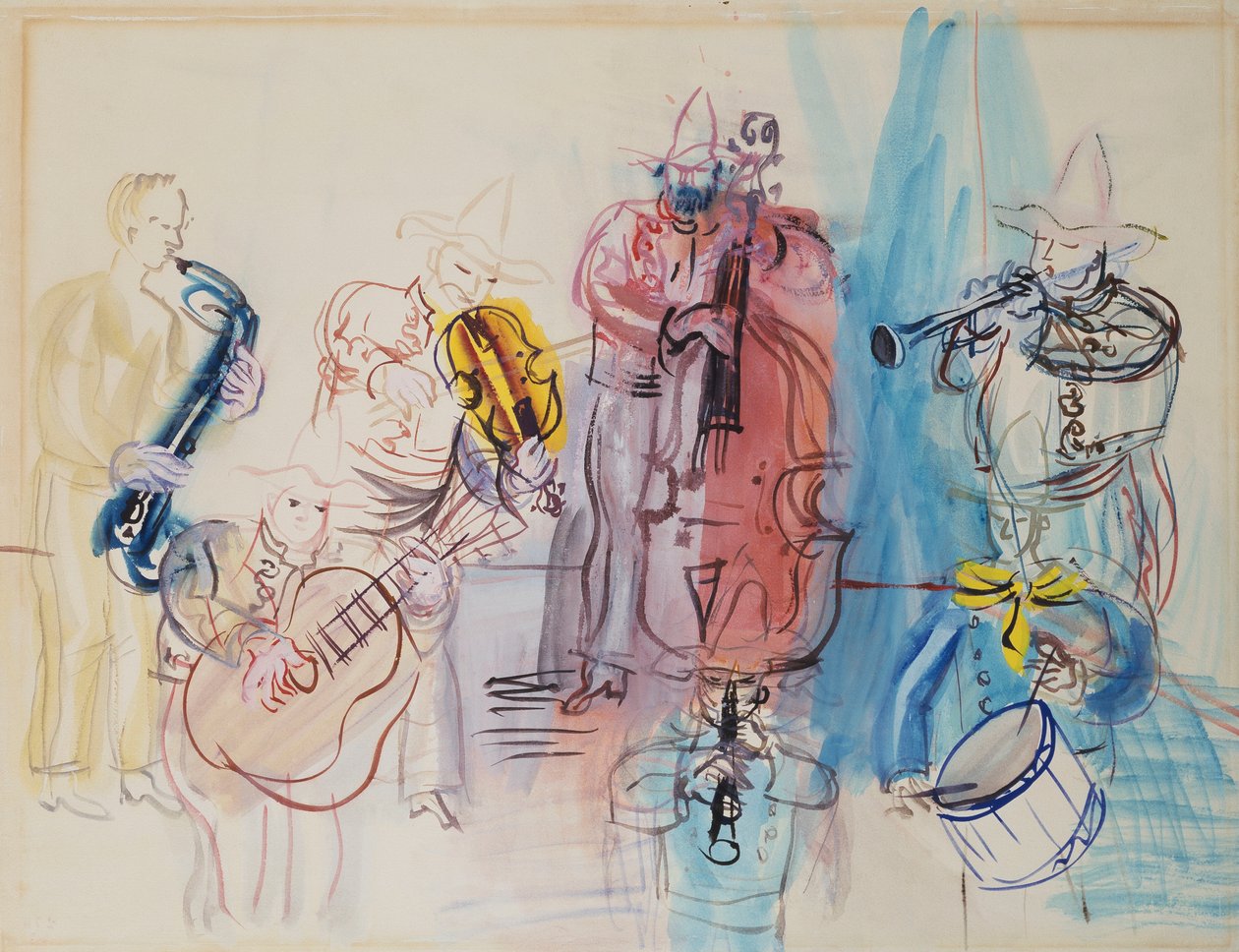 Mexicanske musikere af Raoul Dufy