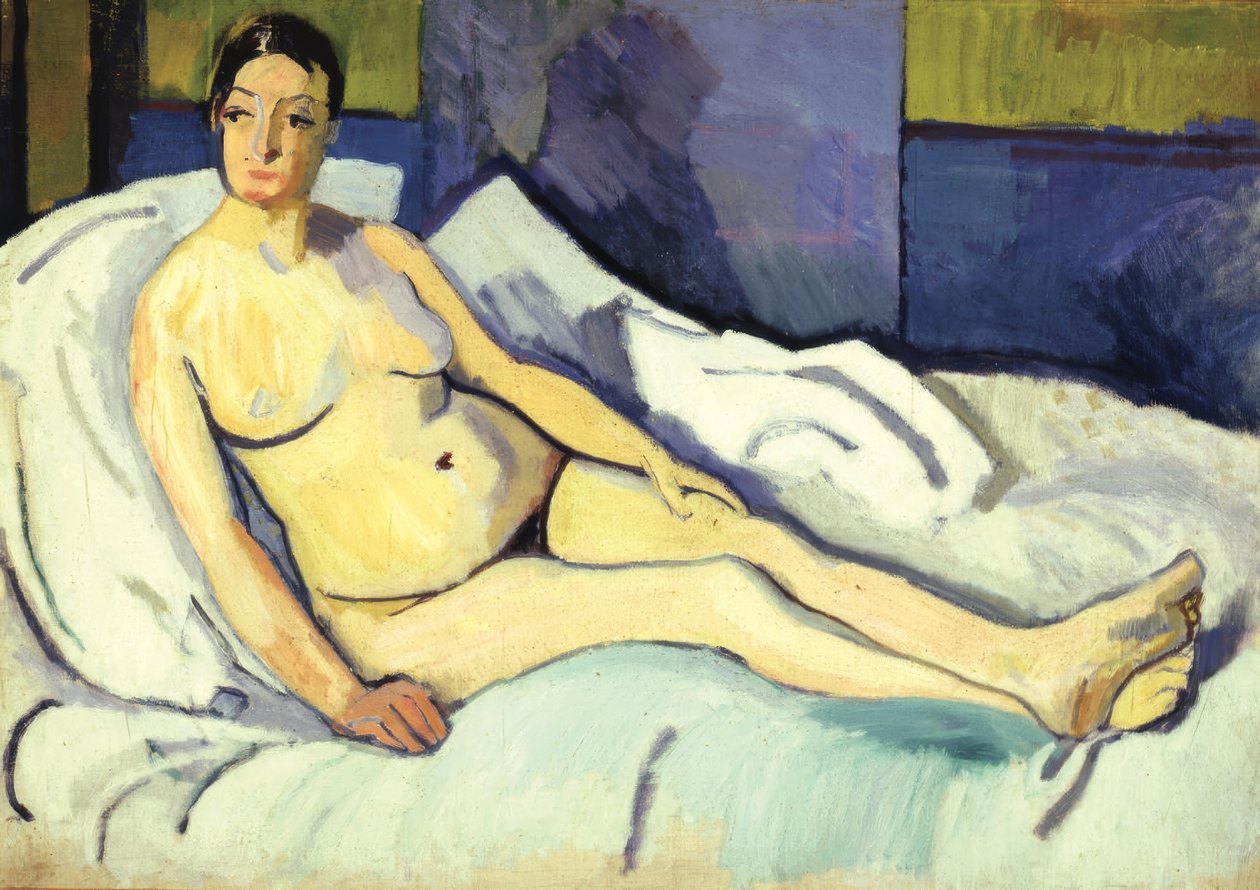 Nøgen liggende ned af Raoul Dufy
