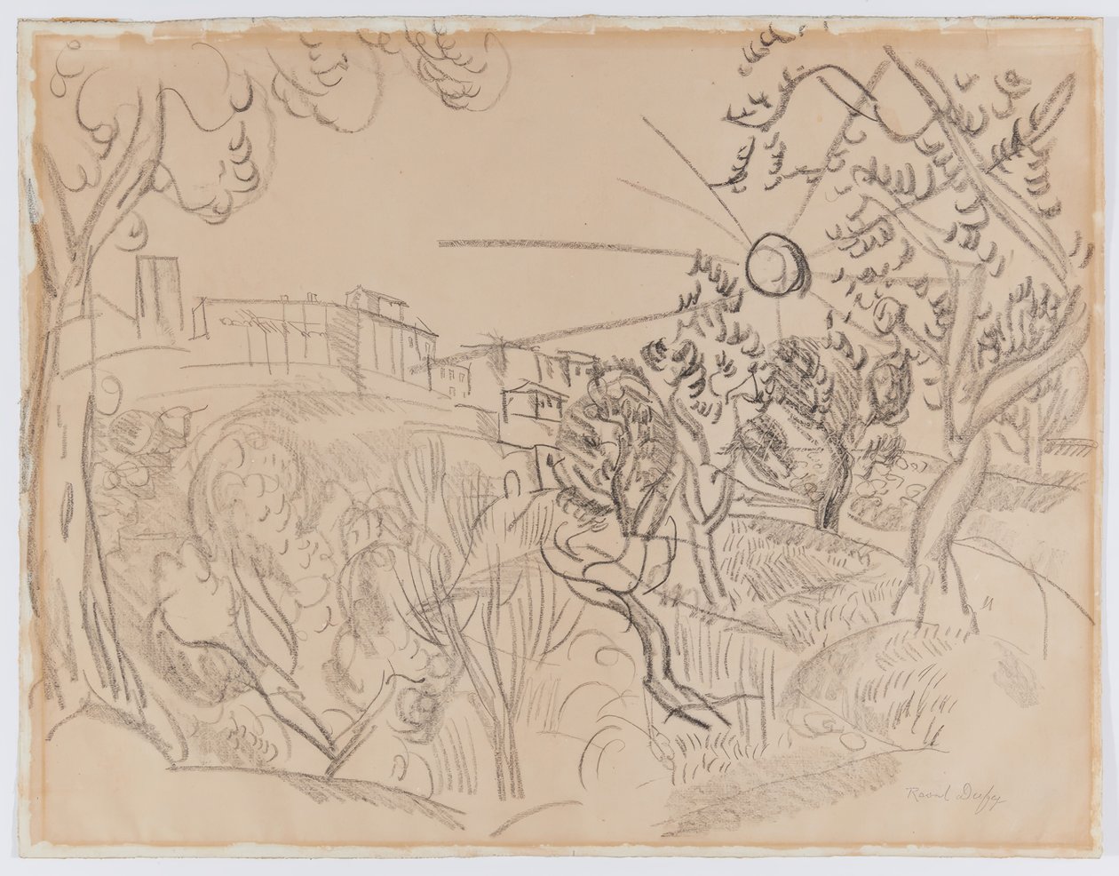 Oliventræer i Provence af Raoul Dufy