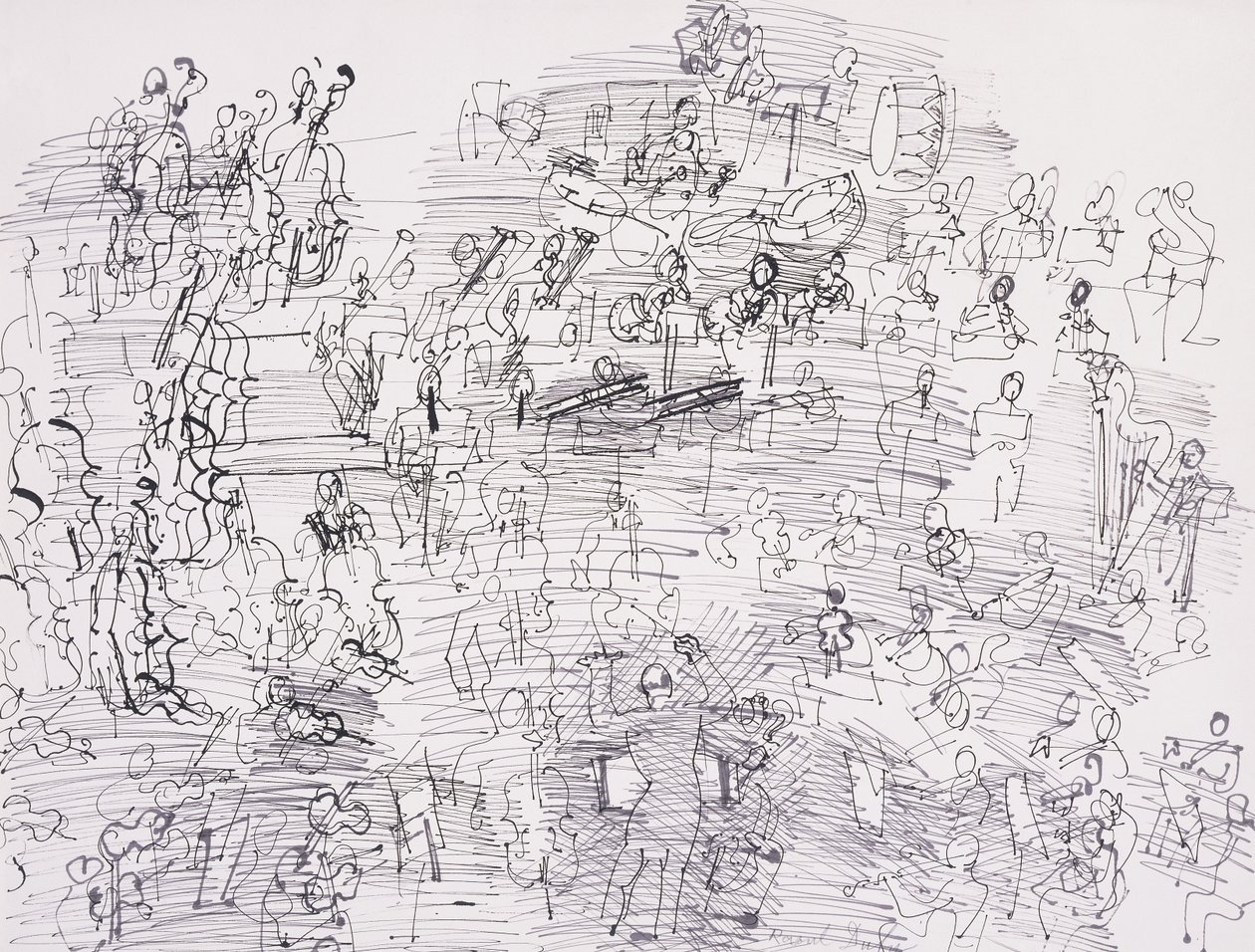 Orkester; Orchestre af Raoul Dufy