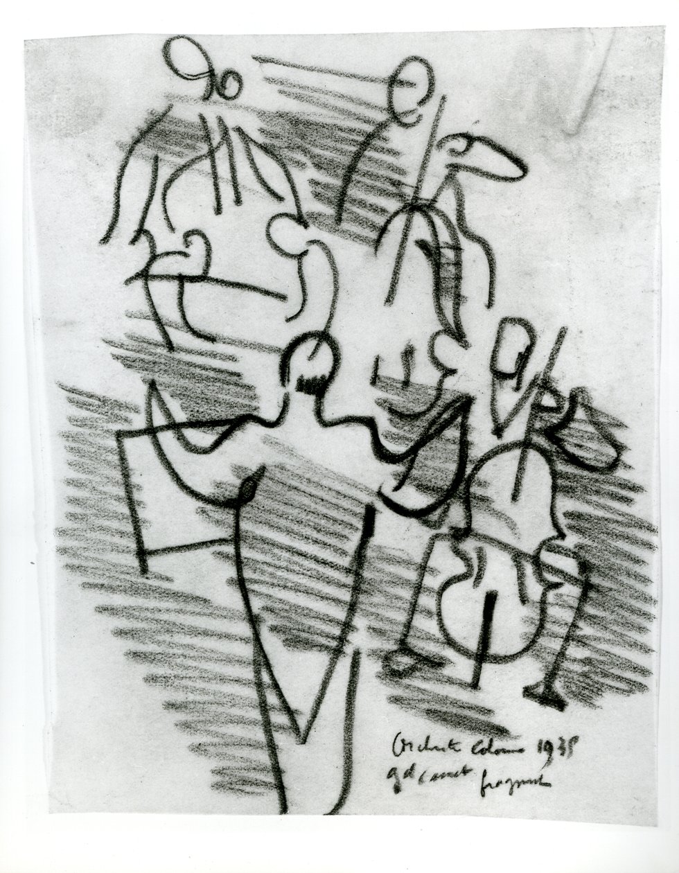 Orchestre Colonne af Raoul Dufy