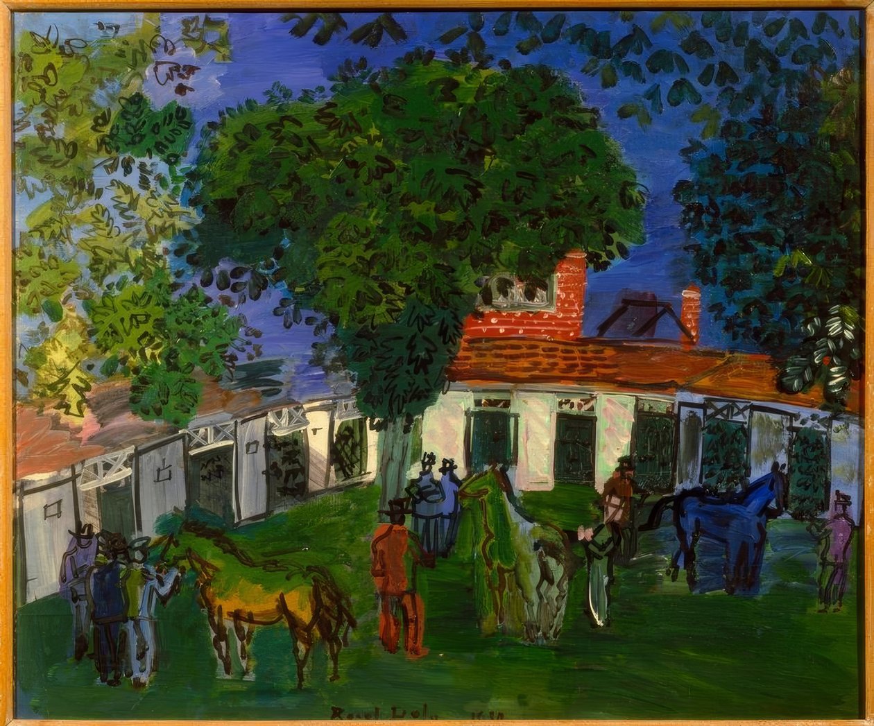 Paddock af Raoul Dufy