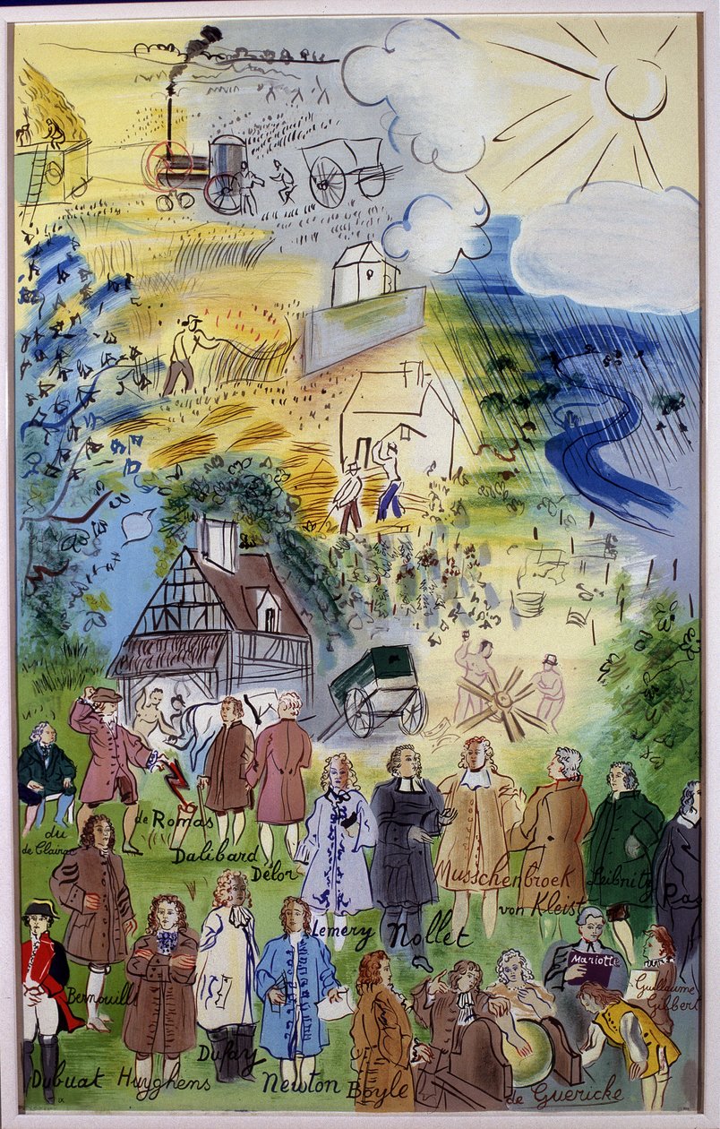 Maleri "La Fee Electricite" af Raoul Dufy (1877 - 1953) af Raoul Dufy