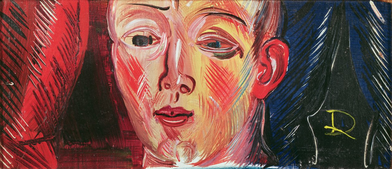Portræt (olie på lærred) af Raoul Dufy