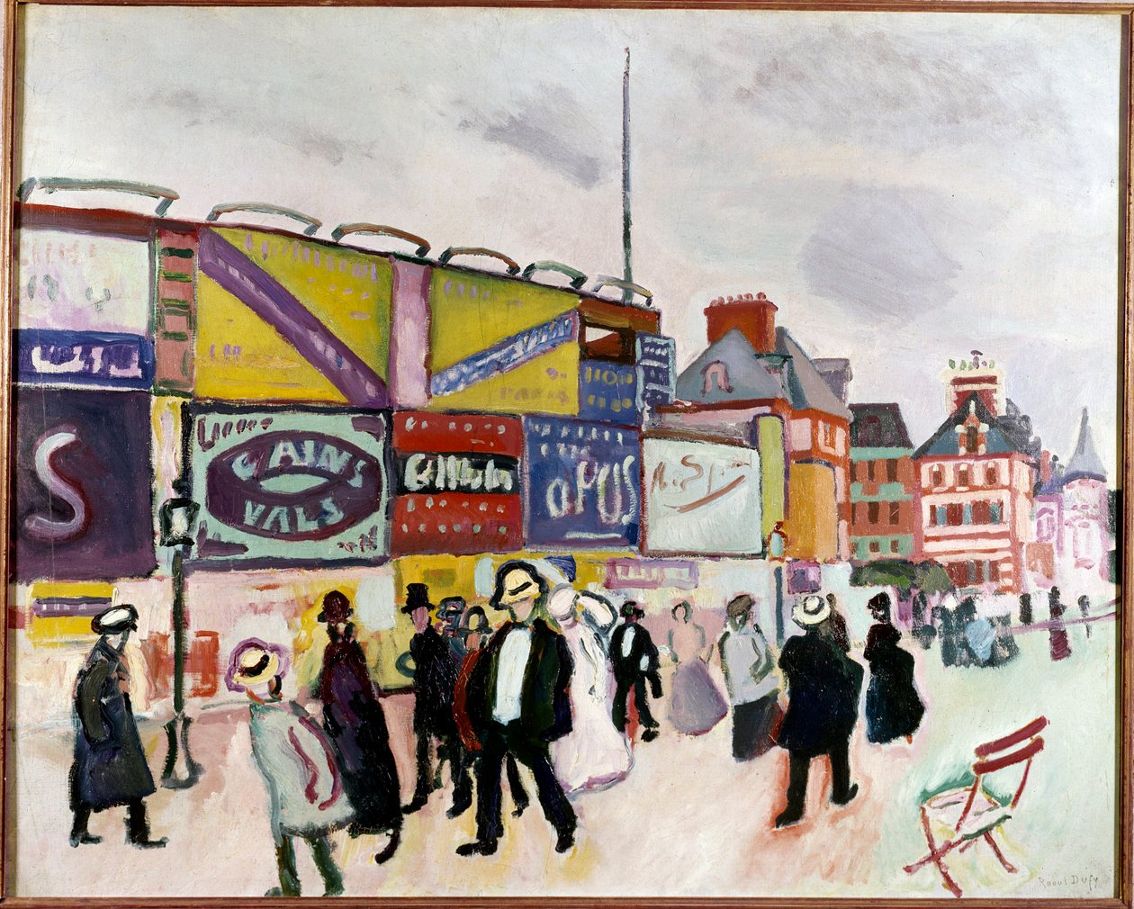 Plakater i Trouville af Raoul Dufy