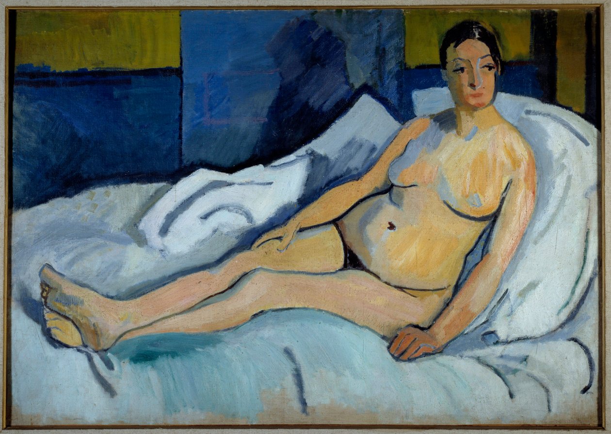 Liggende nøgen af Raoul Dufy