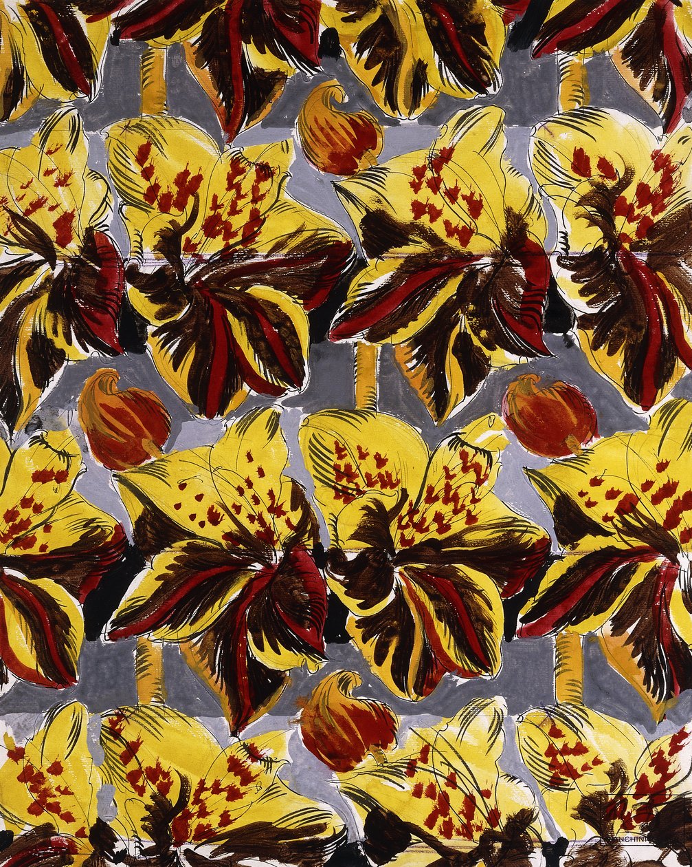 Røde og gule blomster; Fleurs Rouges et Jaunes af Raoul Dufy