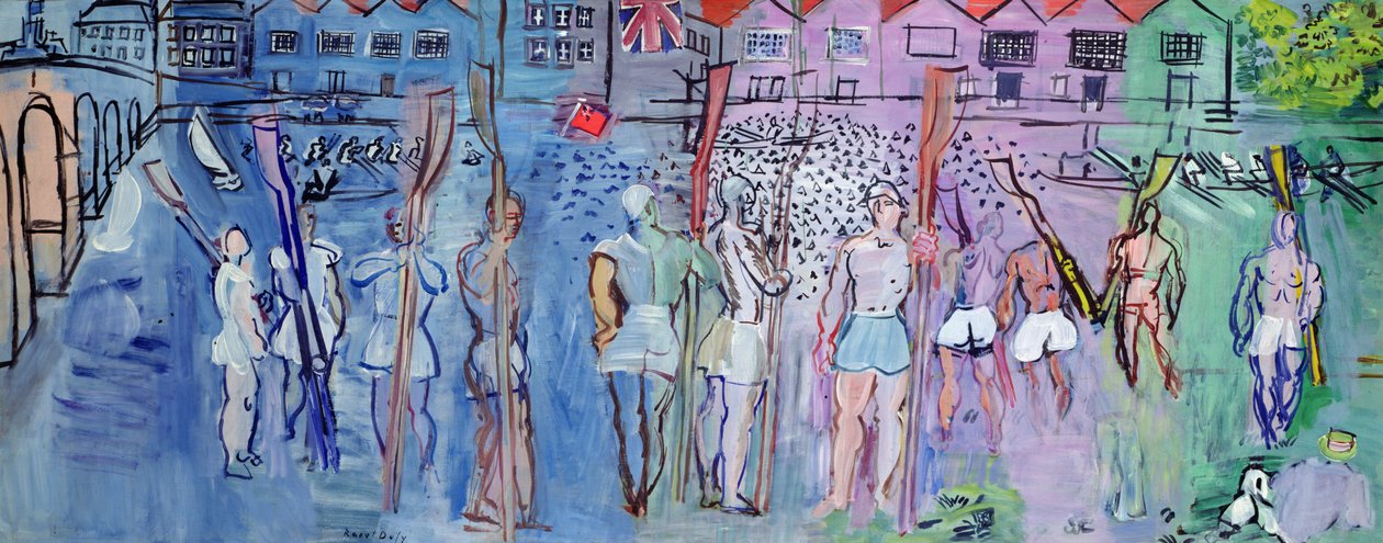 Regatta ved Henley, roerne af Raoul Dufy