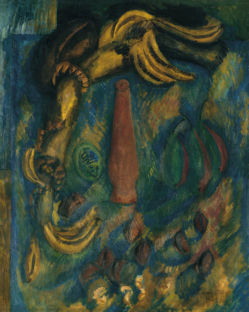 Stilleben med bananer af Raoul Dufy