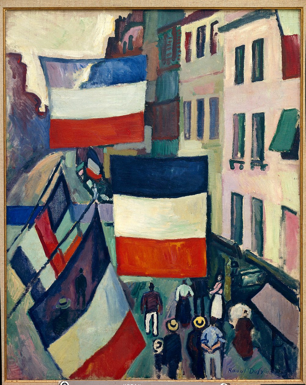 The Bulwark Street den 14. juli af Raoul Dufy