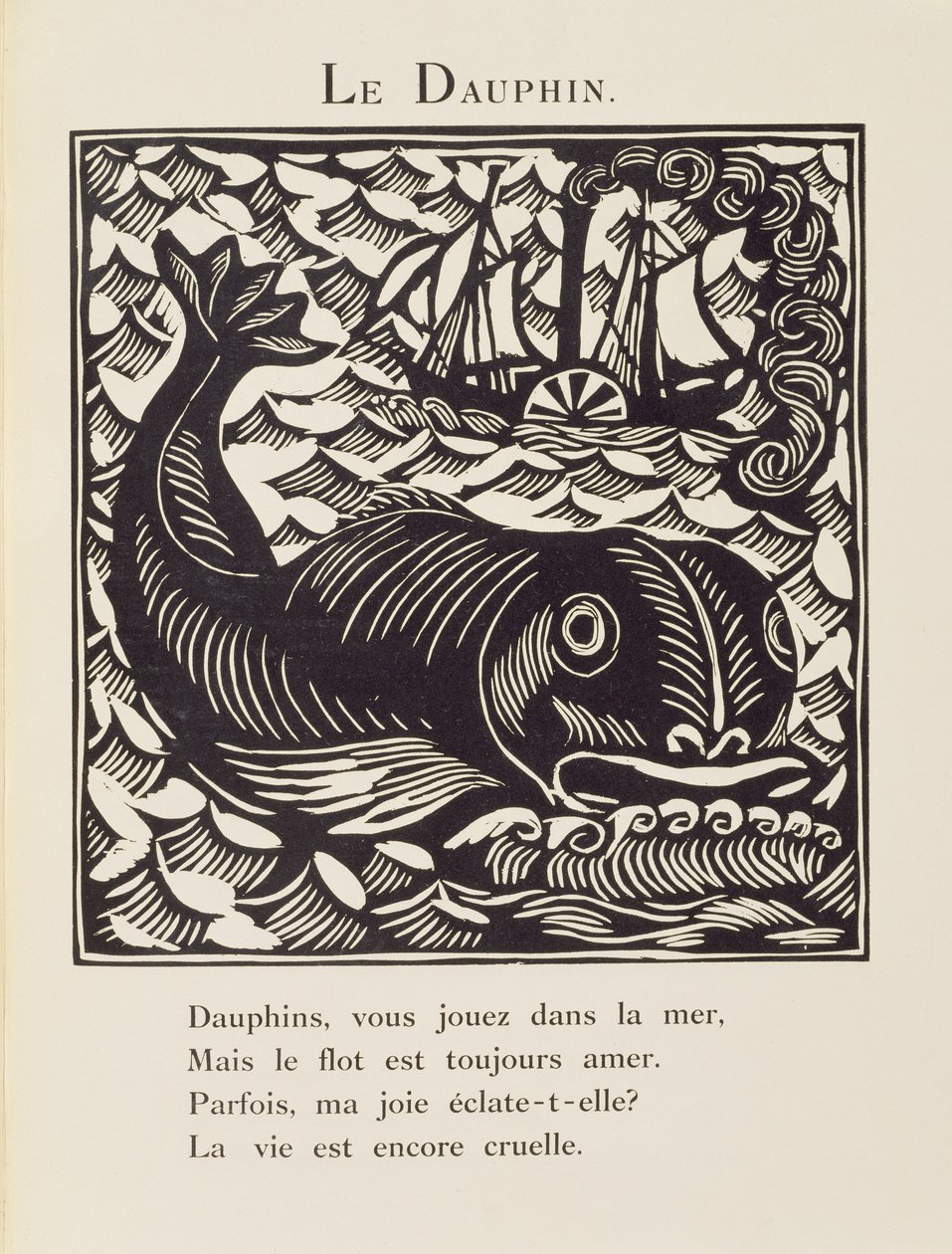 Delfinen, illustration fra 