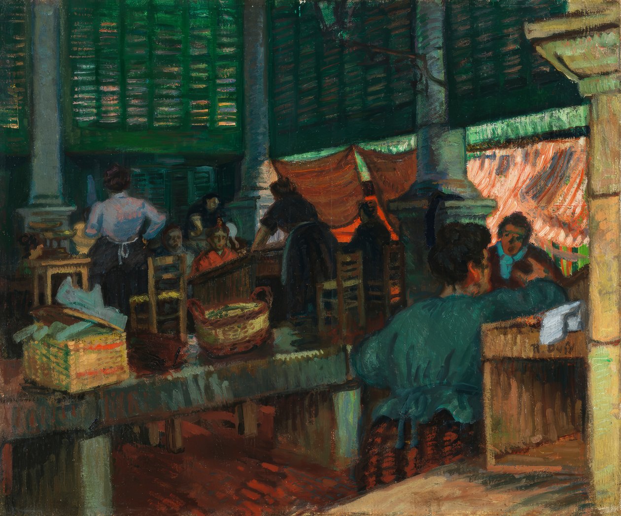 Fiskemarkedet, Marseille af Raoul Dufy