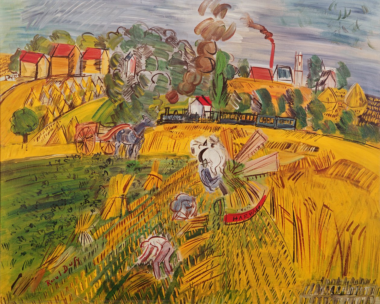The House (olie på lærred) af Raoul Dufy