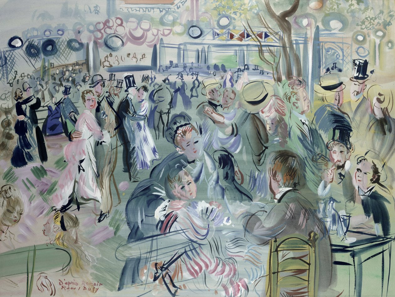 Moulin de la Galette af Raoul Dufy