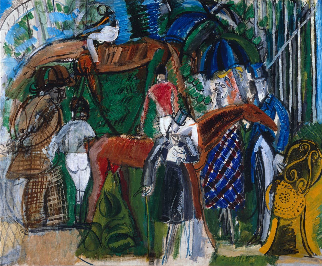 Paddocken af Raoul Dufy