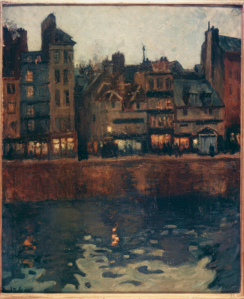 Havnen i Le Havre i skumringen af Raoul Dufy