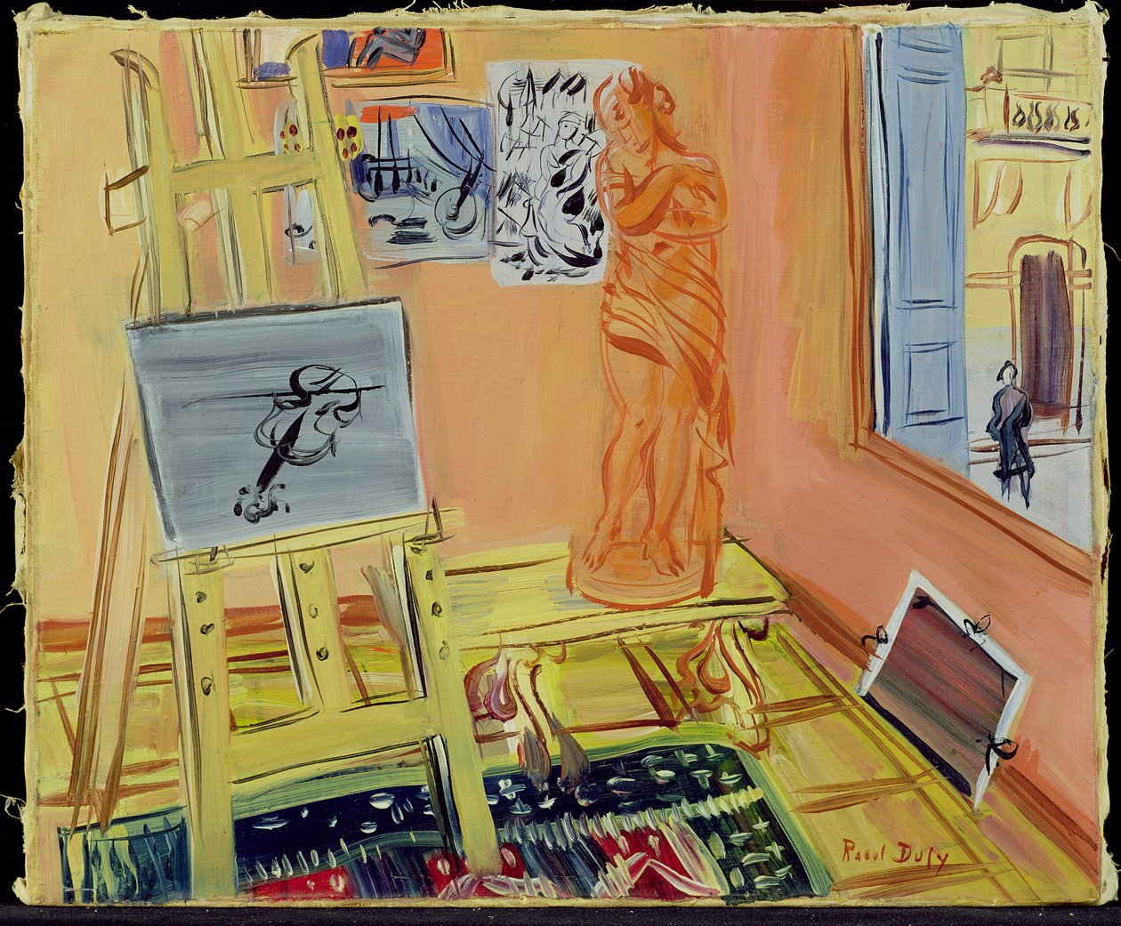 The Studio, ca. 1942 (olie på lærred) af Raoul Dufy