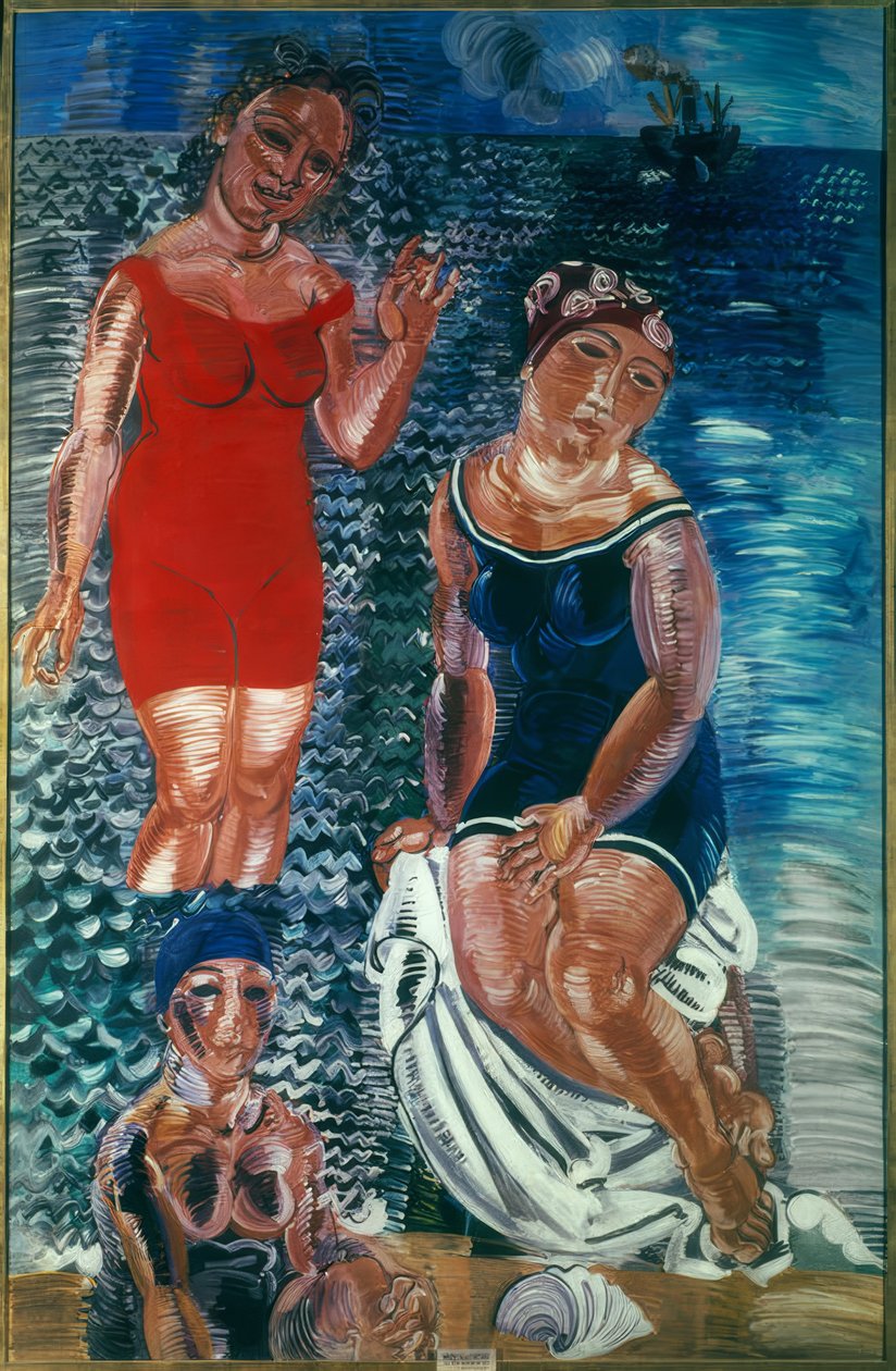 De tre badegæster af Raoul Dufy