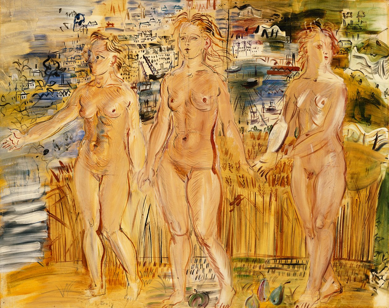 De tre nådegaver; Les Trois Graces af Raoul Dufy