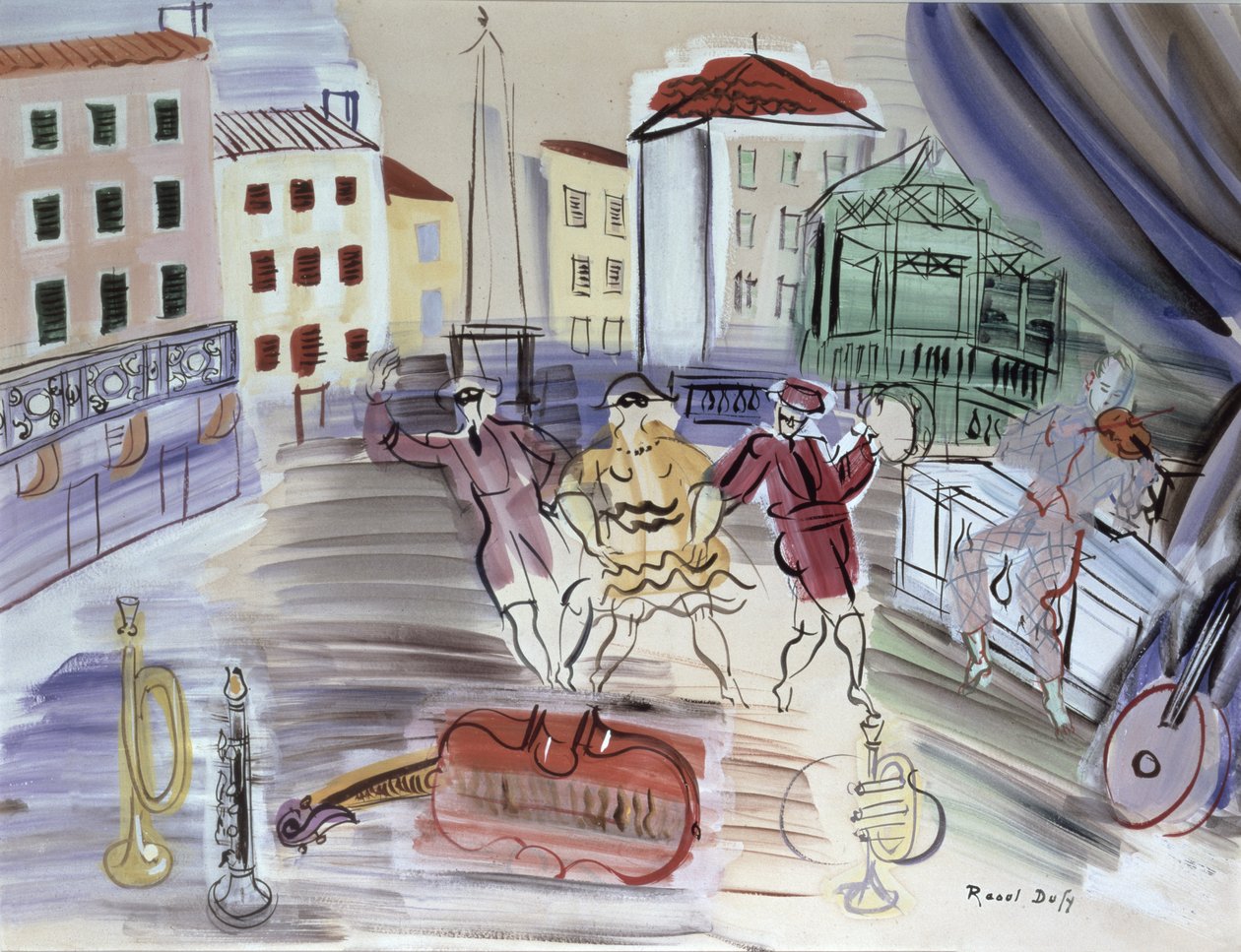 De tre masker af Raoul Dufy