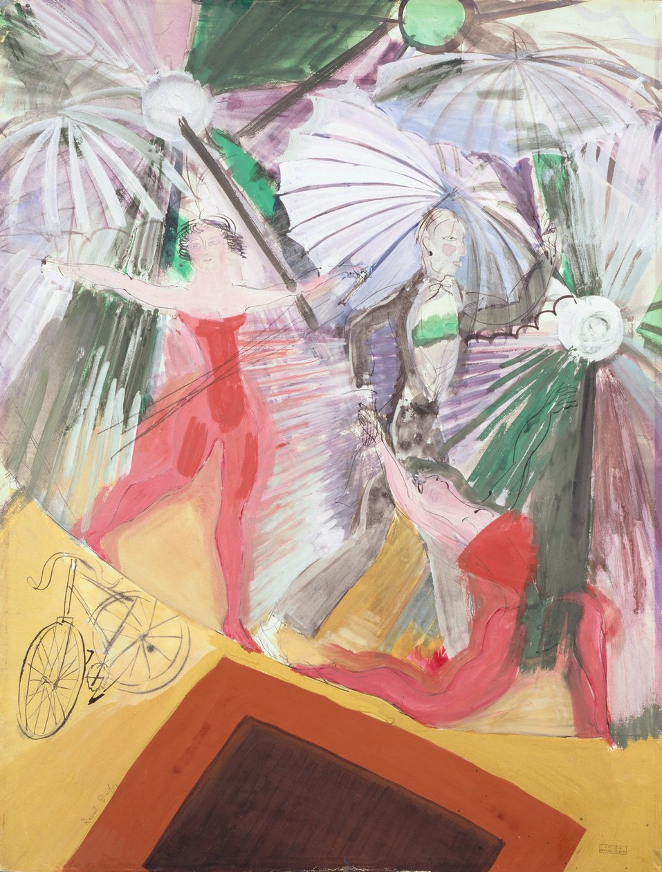 Linedanserne er en gruppe af Raoul Dufy