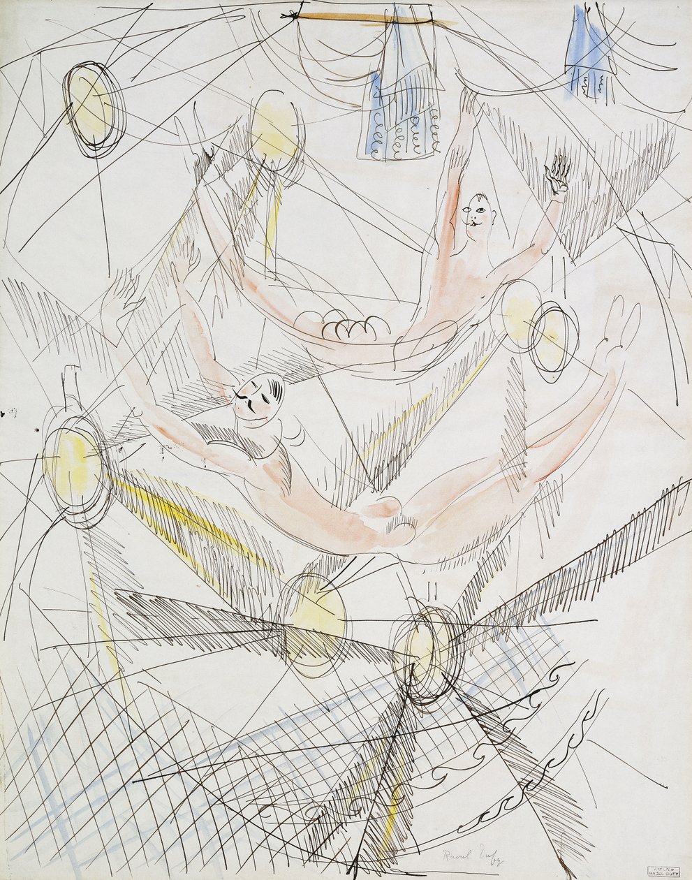 Trapezen; Les Trapezistes af Raoul Dufy
