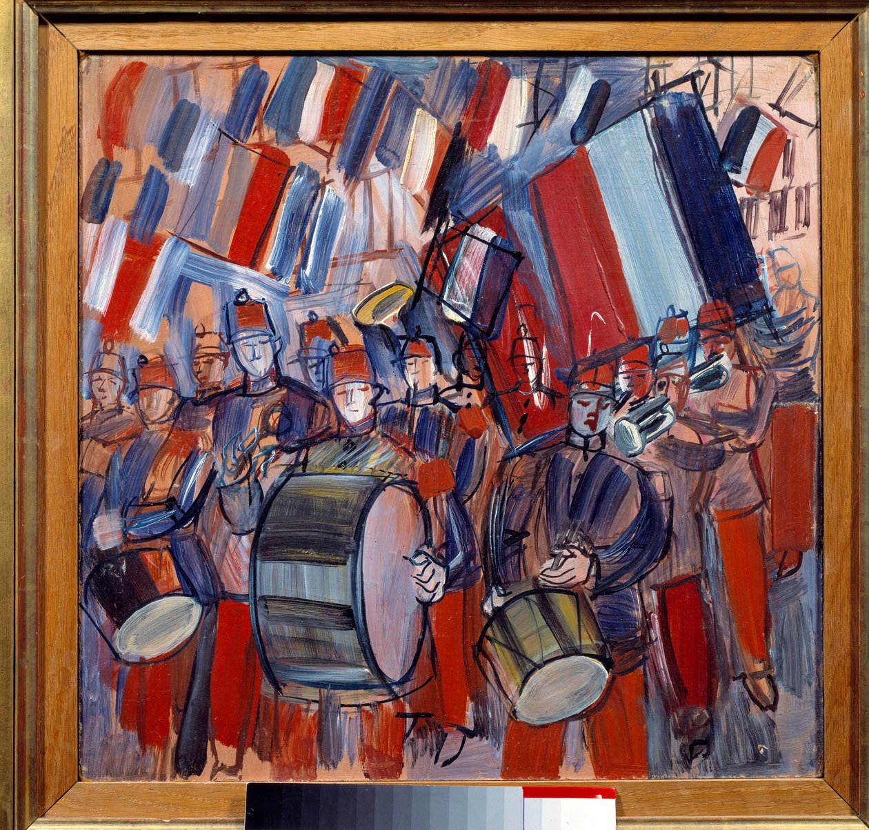 Bandet, 14. juli, militærparade af Raoul Dufy