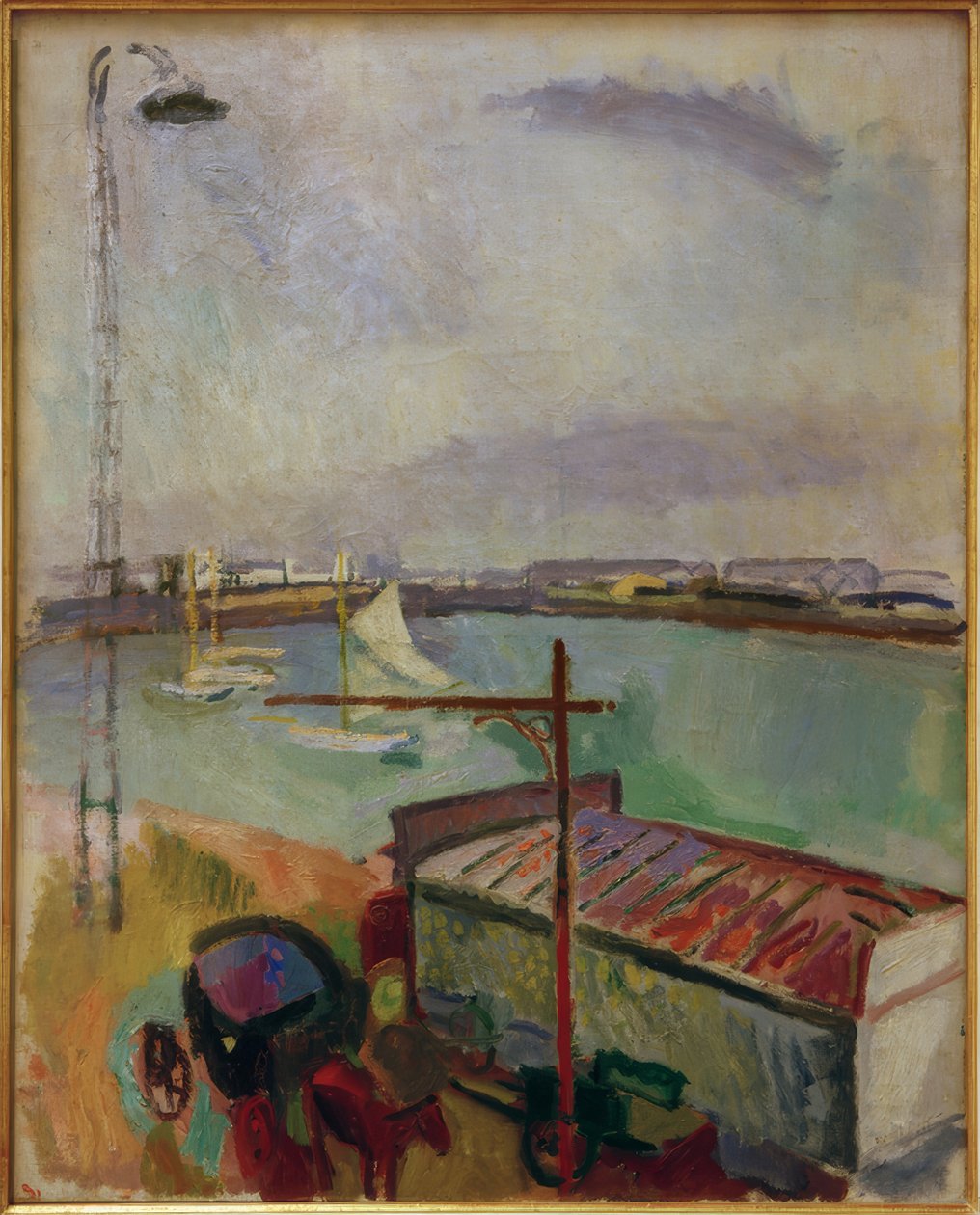 Havnen i Le Havre af Raoul Dufy