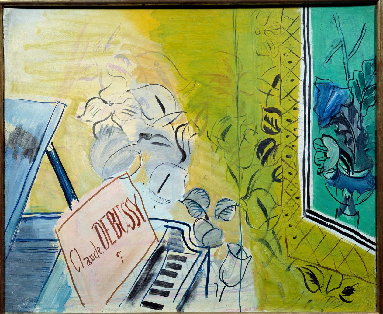 Hyldest til Claude Debussy af Raoul Dufy