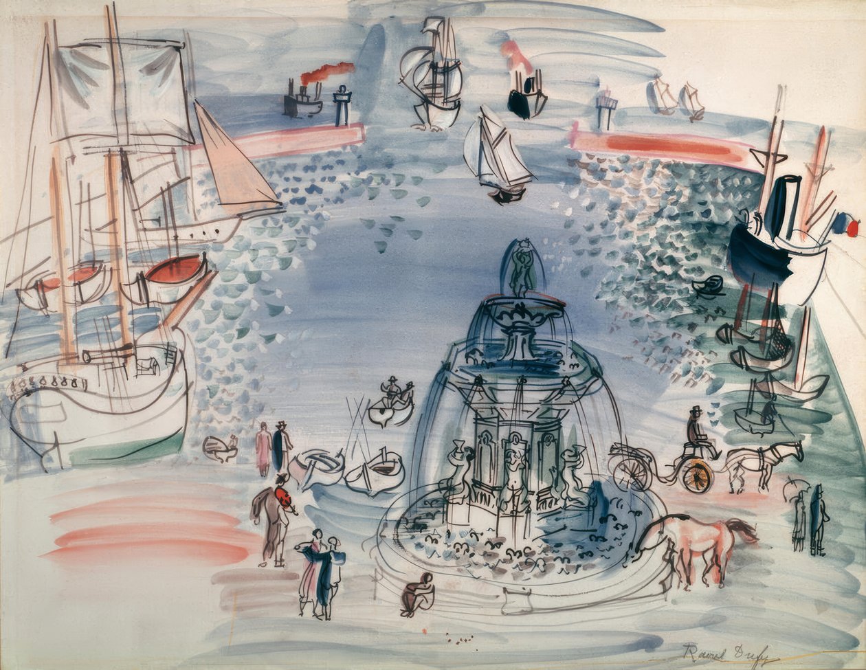 Hyldest til Claude Lorrain af Raoul Dufy