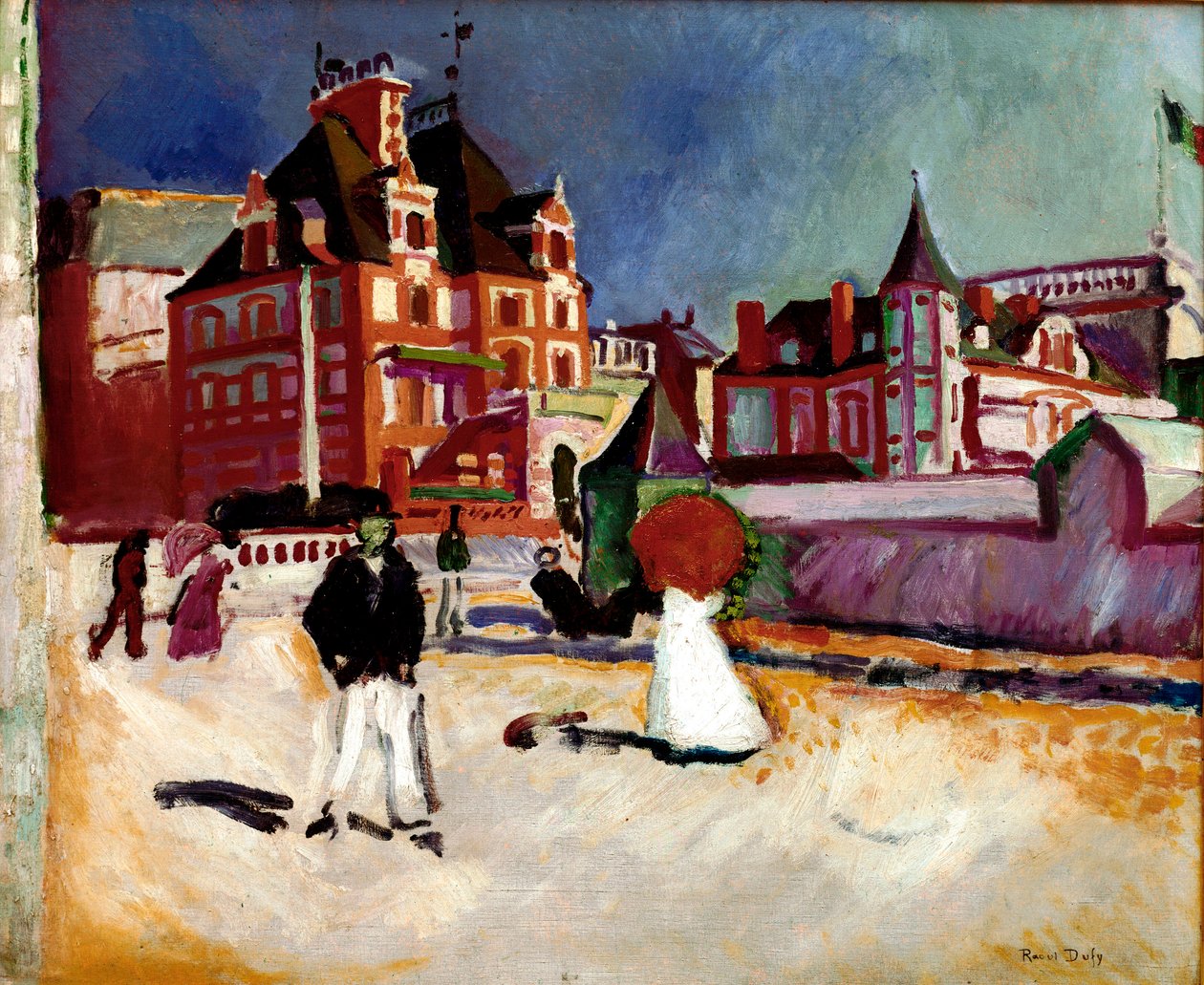 Trouville Maleri af Raoul Dufy (1877-1953) 1907 Privat samling af Raoul Dufy