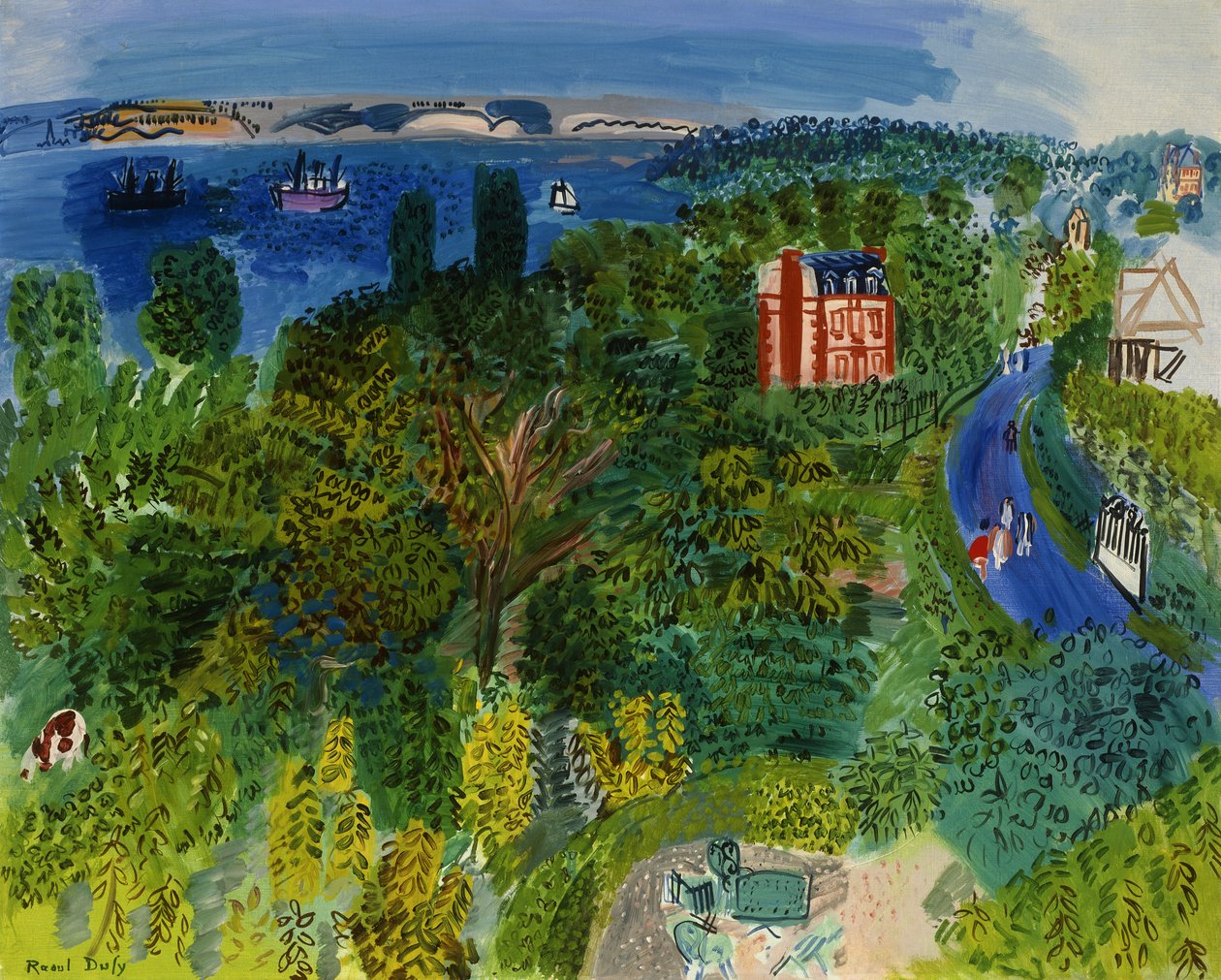 Villerville af Raoul Dufy