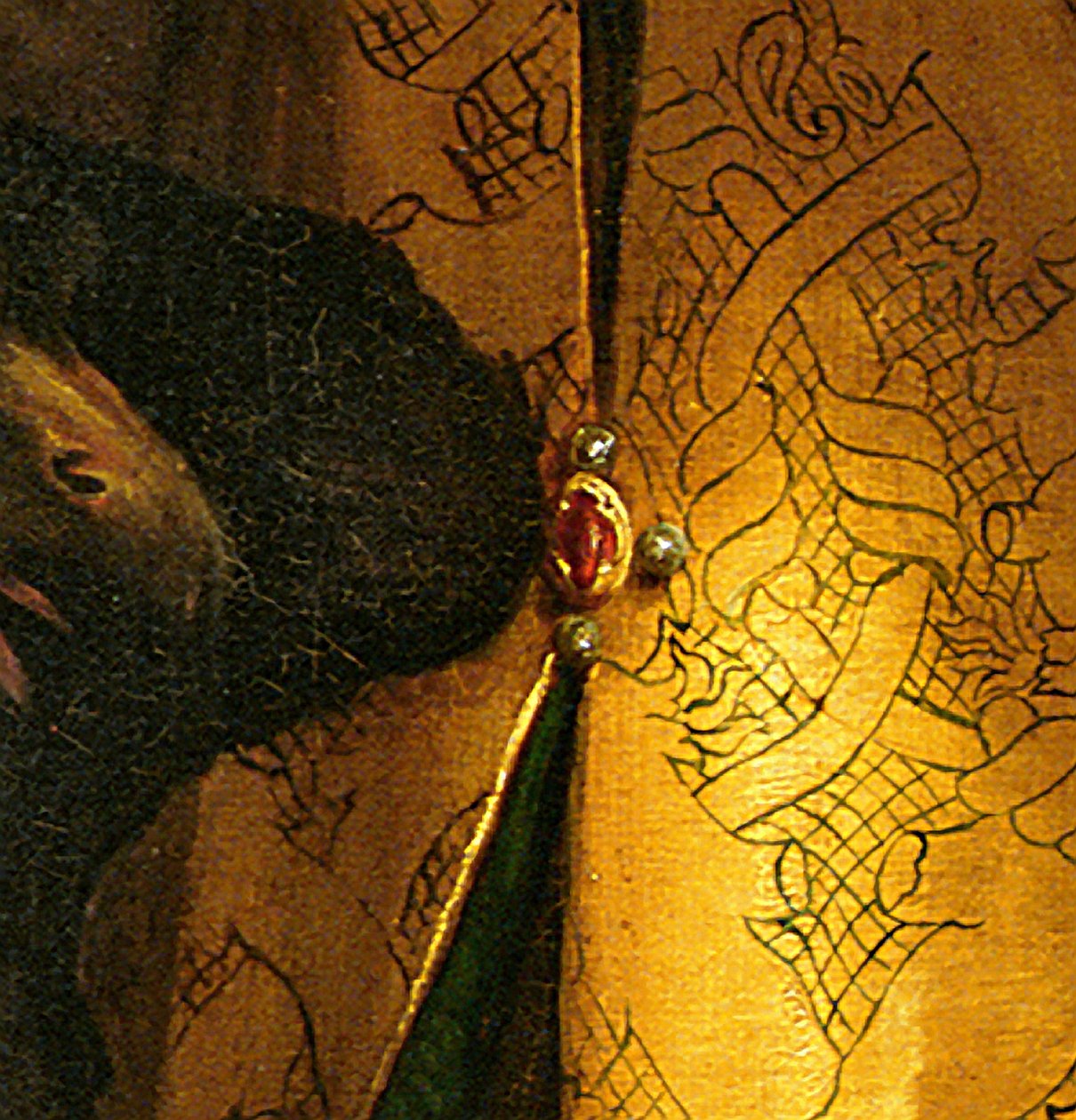 Detalje af St. Cecilia omgivet af St. Paul, St. John the Evangelist, St. Augustine og Mary Magdalene, ca. 1513 olie på panel af Raffaello Sanzio Raphael