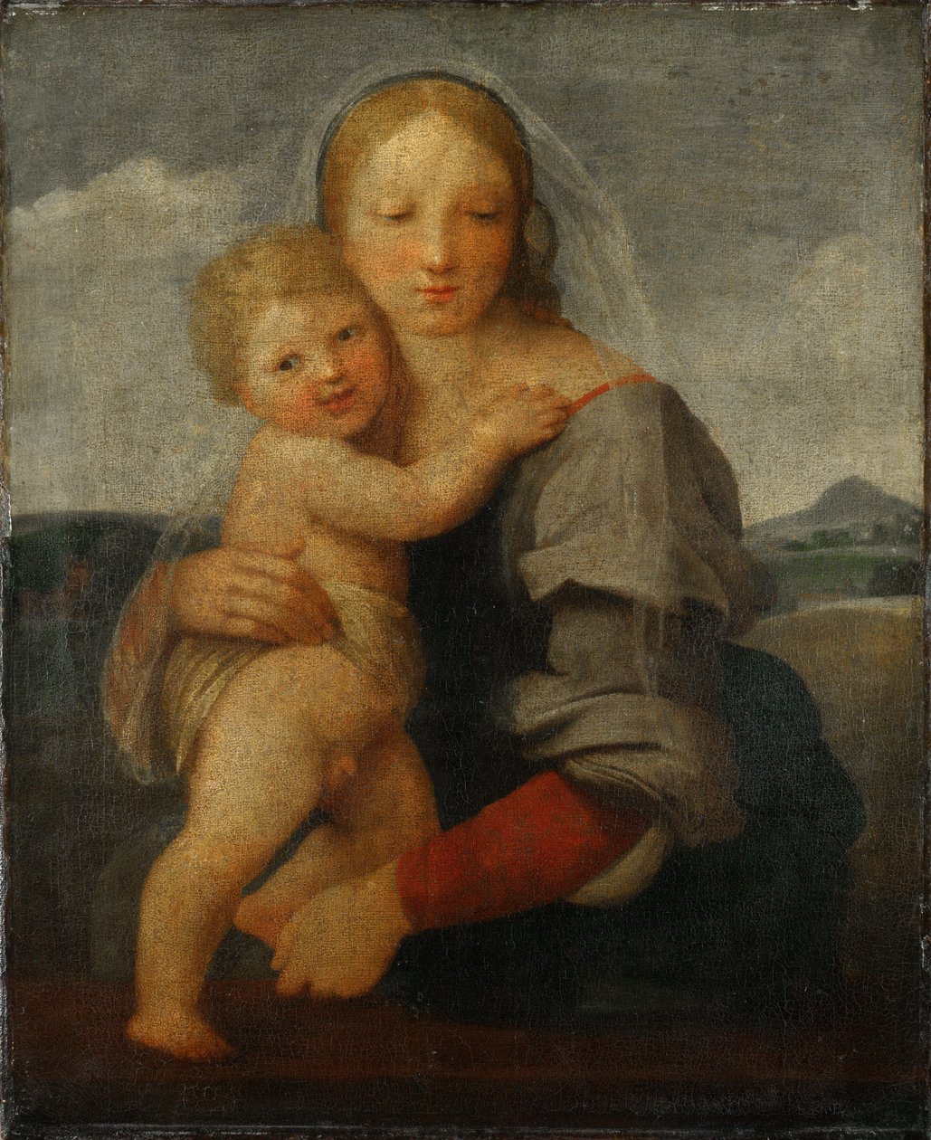 Madonna og barn af Raffaello Sanzio Raphael