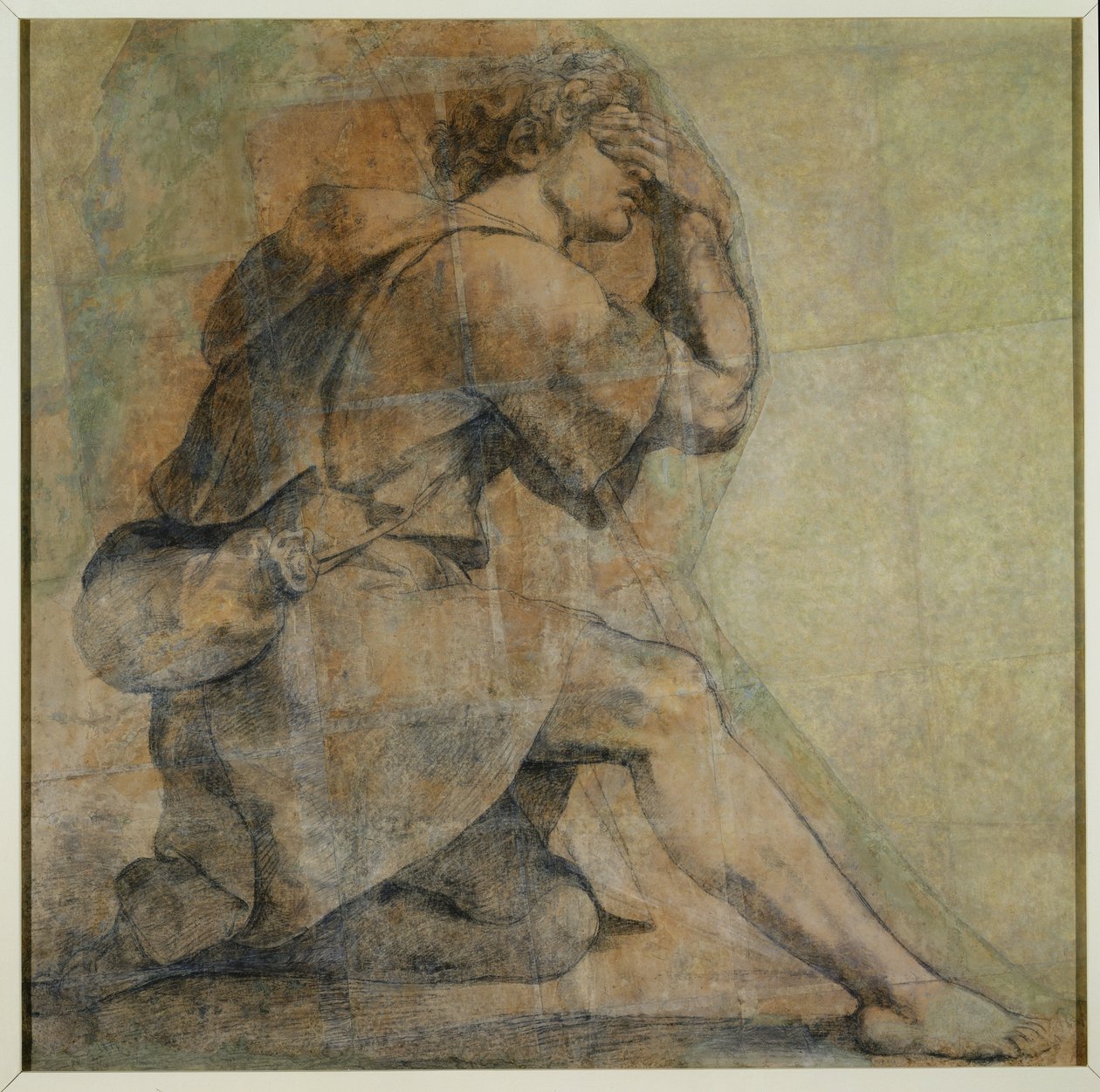 Moses (trækul på papir) af Raffaello Sanzio Raphael